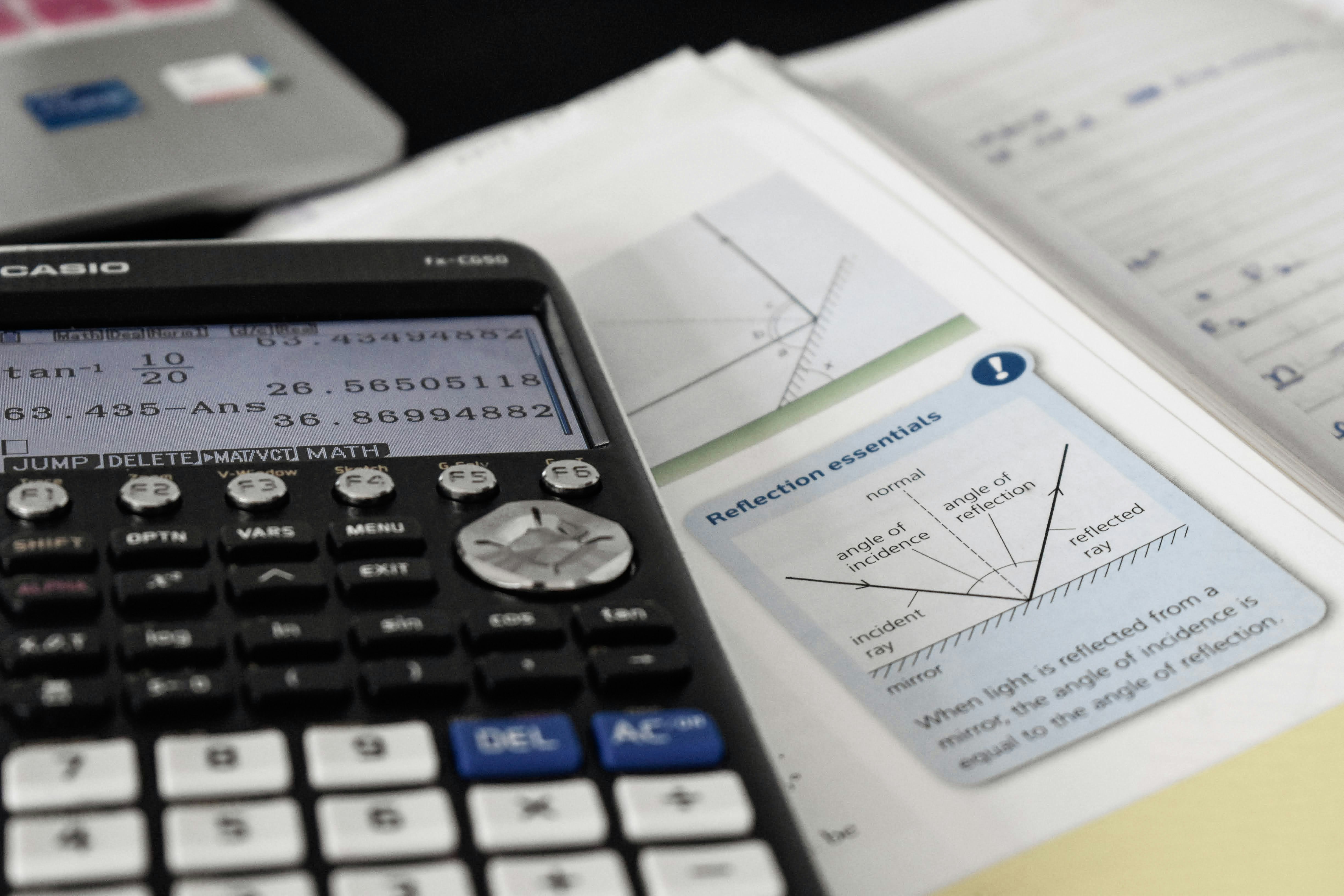 Calculator and study material for focused practice and faster improvement